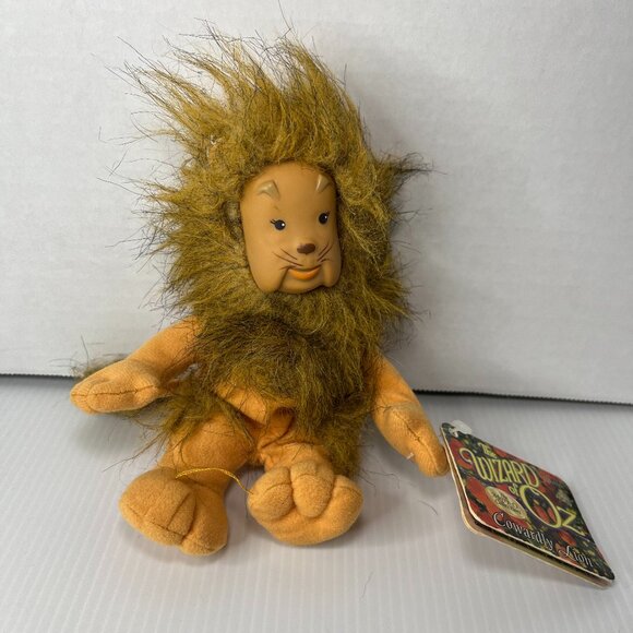 NWT 1998 Wizard of Oz COWARDLY LION Doll Merry-O Collection Plush Vintage Toy - Picture 1 of 12